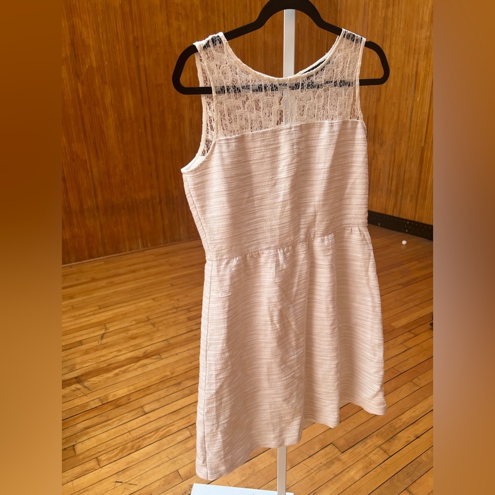 The Limited Pink Sleeveless Sundress for Wedding Guest